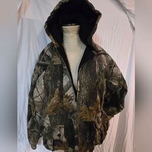 Men's Camouflage Field Jacket with Hood